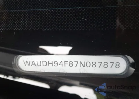 2007 Audi A6 3.2 из США, поврежденный, VIN WAUDH94F87N087878